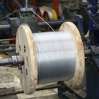 Certificato ISO9001 cavo elettrico zincato trefolo 7/0.33 mm 7/1.0 Mm per OFC