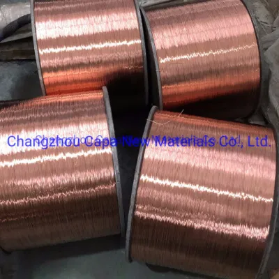 Filo in alluminio magnesio rivestito in rame da 0,65 mm per linee telefoniche