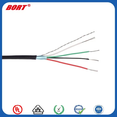 Conduttore in rame nudo per cavo elettrico schermato multi-core UL20379 28 AWG Cavo per computer 3c 4c 5c 30AWG