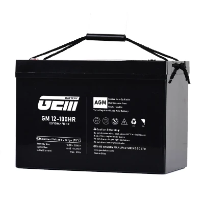 GEM 12V100ah senza manutenzione, piombo acido sigillato AGM per UPS/ Energia solare/sedia a rotelle elettrica