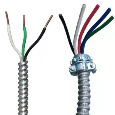 Cavo MC con registrazione cUL 1569 cavo rivestito in metallo da 600 volt Cavo conduttore in rame alluminio armatura/THHN/Thwn-2 filo elettrico