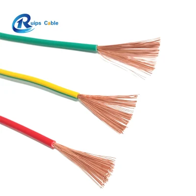 Rame H05VV-F H05vvvh2-F Flexible18AWG 0.75 1.5 2.5 mm2 Cu/PVC Cavo piatto elettrico intrecciato in PVC House