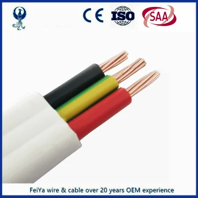 SAA AS/NZS5000 solido o flessibile isolato in PVC 1.5mm 2,5mm Twin E cavo di terra TPS Australian Electrical Flat Cable