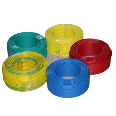 PVC a conduttore singolo da 2,5 mm 4 mm 10 mm 16 mm per Cina BV BVR Cavo di rame isolato filo elettrico per l&prime;abitazione