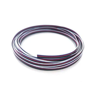 Prolunga elettrica UL2468 a 2 pin a 3 pin a 5 pin 18 AWG 22 AWG Cavo per il collegamento di strisce LED RGB a conduttore singolo