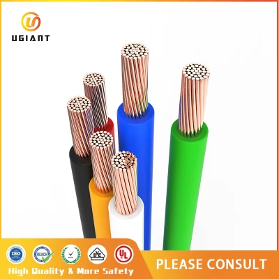 Cavo elettrico per cavi elettrici in PVC in rame da 1,5 mm 2,5 mm 4 mm 6 mm 10 mm Prezzo di cavi e fili filo filo da costruzione