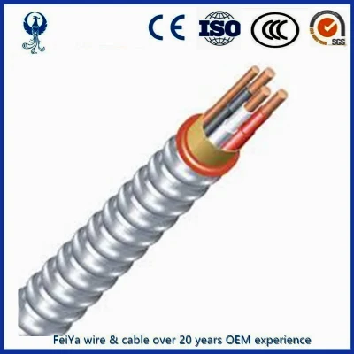 Cavo AC90 14/2 12/2 14/3 14/2 Bx AWG al rame Cavo blindato con certificato C-S-a per il Canada
