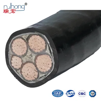 PVC isolato XLPE con conduttore in rame ad alta tensione da 0.6/1 kv Cavo elettrico con guaina Swa Armored