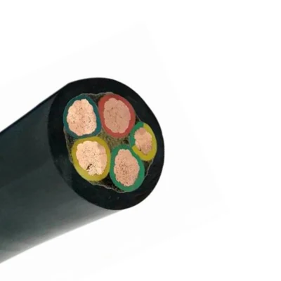 Conduttore elettrico Cu cavi isolati XLPE/PVC guaina in gomma flessibile Cavo elettrico di alimentazione