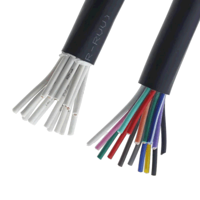 Cavo conduttore in rame con filo flessibile isolato in PVC da 5*10 mm con schermatura