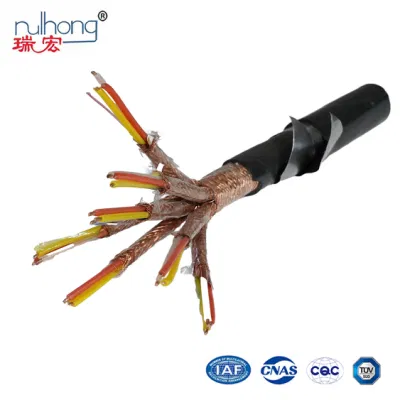 Schermatura totale intrecciata in PVC rivestito in PVC isolato PE per interno Cavo e filo per computer di comunicazione industriale con conduttore in rame