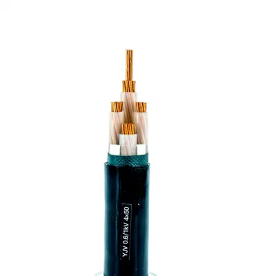 Cavo conduttore in rame puro a bassa tensione a 1-5 conduttori 0.6/1kv XLPE Cavo di alimentazione isolato in PVC/PE per linea di alimentazione principale in ingresso