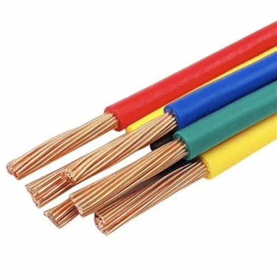 Filo di rame a conduttore singolo con certificazione CE BV 1,5 mm 2,5 mm 4 mm Cavo elettrico da 6 mm 10 mm per l&prime;uso in casa