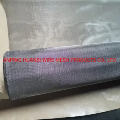 Tessuto filtrante in tessuto a rete in titanio pure-black da 110 micron con tessuto twill Weave