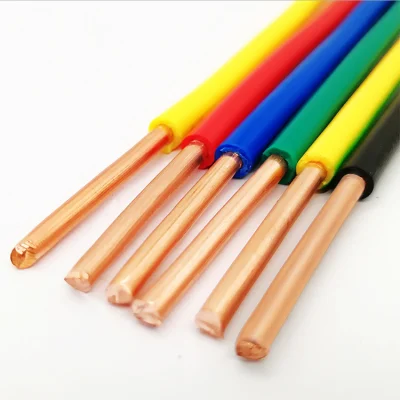 Filo di rame a conduttore singolo con certificazione CE BV 1,5 mm 2,5 mm 4 mm Cavo elettrico da 6 mm 10 mm per l&prime;uso in casa