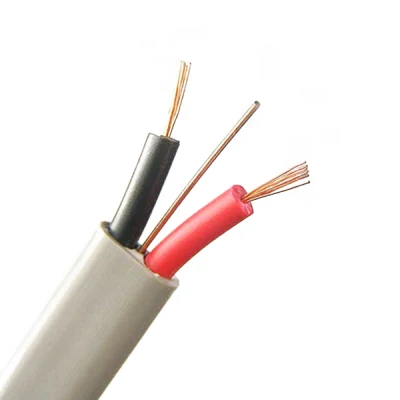 Cavo doppio bianco grigio con 6242 anni di isolamento in PVC da 2X4mm +1.5mm Filo