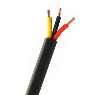 Cavo H03VVH2-F 3 conduttori 1,5 mm rivestimento in PVC flessibile Cavo di alimentazione a filo elettrico