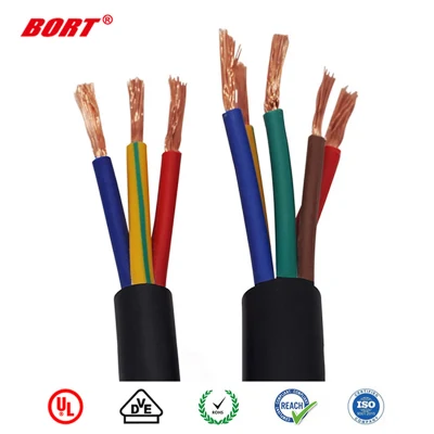 Cavo flessibile da 1,5 mm 2,5 mm 2 conduttori cavo elettrico a 3 conduttori
