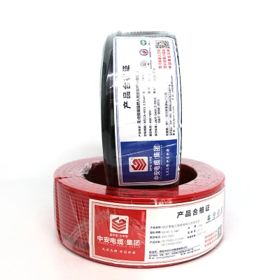 Buona scelta conduttore in rame 1.5mm 2,5 mm 4mm 6mm isolamento in PVC Cavo elettrico per il cavo elettrico