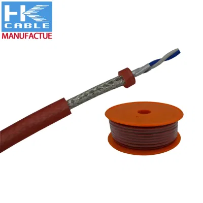 Cavo audio flessibile in rame schermato a bassa rumorosità da 24 AWG a 2 conduttori Cavo per altoparlanti cavo per microfono per microfono da 100 m.
