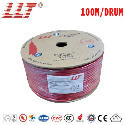 1.5mm, 2.5mm, cavo flessibile del segnalatore d&prime;incendio di incendio del collegare elettrico 2core per i multi rivelatori di fumo del sensore