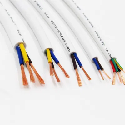 Alta qualità H05VV-F 2X1,0 mm2 / 2X2,5 mm2 / 3*0,75 mm2 / Cavo elettrico flessibile 3 X 2.5 mm2