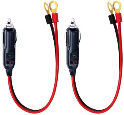 Inverter automobilistico 12V 24V 220V convertitore di alimentazione cavo illuminazione a sigaretta Cavo di collegamento dell&prime;alimentazione a filo