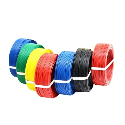 Commercio all&prime;ingrosso isolamento FEP/PTFE/PFA/ETFE ad alta temperatura 10 12 14 16 18 Rame a filo singolo da 20 22 24 26 28 30 AWG Cavo elettrico UL1901
