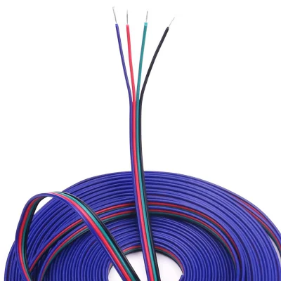 Cavo di prolunga elettrico a 1007 pin a 4 pin a 6 pin da 20 AWG Connettore LED per 5050 Ws2812 RGBW RGB CCT LED Stirp
