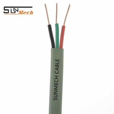 Cavo elettrico piatto da 1 mm 1.5mm 2,0 mm cavo in alluminio pieno Cavo di alimentazione in rame puro a due cavi cavo flessibile isolato in PVC Filo elettrico in rame