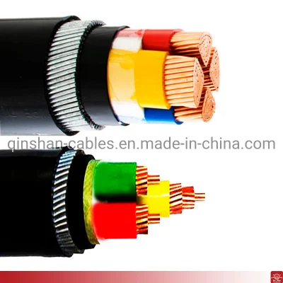 Conduttore in rame isolato in acciaio XLPE da 10 mm 16 mm 25 mm a 4 conduttori Filo elettrico cavo armato al Kenya