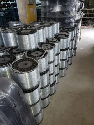 Filo in acciaio zincato ad alto tenore di carbonio da 2.5 mm per recinzione elettrica Condotto flessibile in acciaio per molle