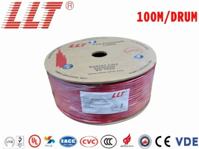  Cavo rosso per allarme antincendio a 2 conduttori, flessibile da 1 mm, 1,5 mm, 2,5 mm Cavo elettrico cavo ignifugo cavo con grado di protezione