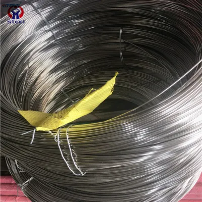 Filo di saldatura in acciaio trafilato a freddo filo metallico rotondo SS 201 304 304L 316 fornitore di fili in acciaio inox 316L