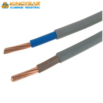 Conduttore solido in rame per cavo elettrico Kuwait da 2,5 mm per impieghi pesanti duplex BV cavo elettrico isolato in PVC