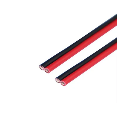 Cavo per altoparlanti a 2 pin rosso nero UL2468 per audio surround Cavo elettrico piatto per impianto audio per auto HiFi