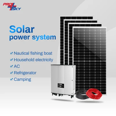 Prosky Hot Sales Home Off griglia pannello solare Casa solare Sistemi di energia elettrica/elettrica