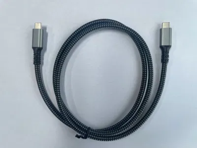 Telefono cellulare USB tipo C a tipo C USB4 C. Cavo dati a ricarica rapida PD 100 W 5A