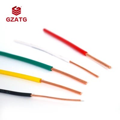 Buona scelta conduttore in rame 1.5mm 2,5 mm 4mm 6mm isolamento in PVC Cavo elettrico per il cavo elettrico