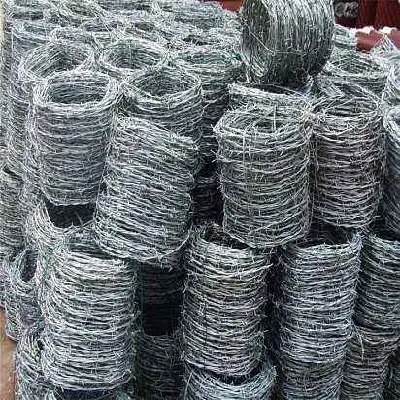 Filo ondinato zincato a caldo doppio intrecciato 15gague 200 m lunghezza Rotolo per fence