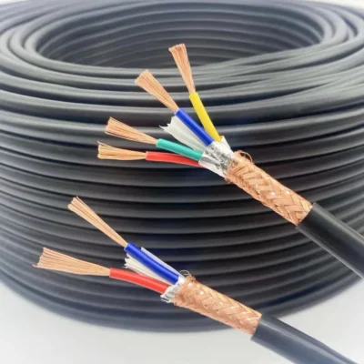 Cavo schermato in PVC isolato schermato Wdzn-Rvp a 3 conduttori da 0,5 mm/0,75 mm/1,5mm/2,5 mm