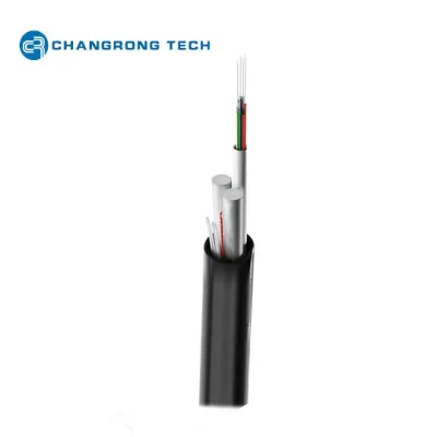 Antenna esterna a giacca singola/doppia da 2 a 144 core SM G652D Cavo ADSS in fibra ottica autoportante