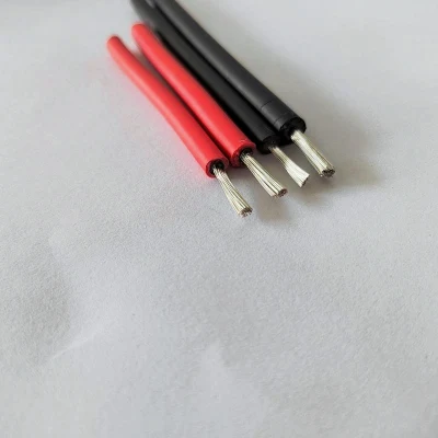 TUV H1z2z2-K PV1-F Xlpo XLPE sistema solare Fotovoltaico rame flessibile Pannello solare FV filo elettrico 2,5mm2 4 mm2 6 mm2 10 mm2 16 mm2 Cavo solare elettrico CC da 25 mm2