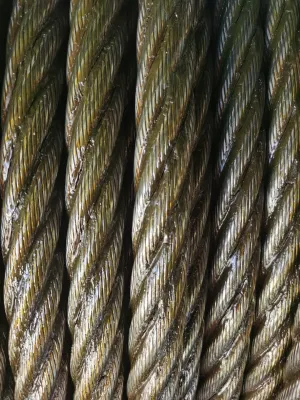 Cavo a fune in acciaio per gru principale con paranco resistente 35W*7 35*7 Dyform 35X7 35wx7 fabbrica