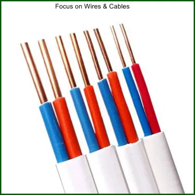 Cavo elettrico a 2 conduttori in rame PVC da 1,0 mm e 1,5 mm Cavo