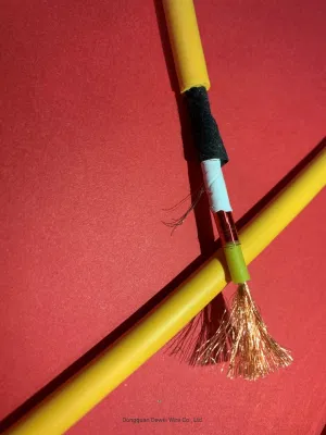 Cavo sensore isolato in silicone con conduttore in rame nudo con Dw32 da 20 AWG