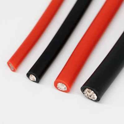 Guaina in silicone filo elettrico a conduttore singolo da 2 mm 12 AWG 6 Filo elettrico domestico AWG