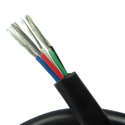Cavo in gomma siliconica/neoprenica/EPR/CPE H03VVVVVH2-F H03VV-F H05VV-F H05V-K H07V-K. Cavo di alimentazione