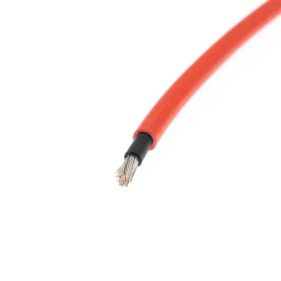 Cavo solare con approvazione TUV 2,5 mm 4 mm 6 mm 10 mm rame stagnato Cavo fotovoltaico solare CC PV1-F