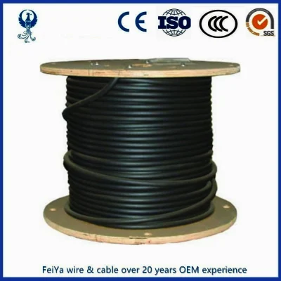T90 / Thwn a conduttore singolo, rame stagnato 10 AWG 12 AWG 14 AWG Cavo elettrico in nylon con copertura per filo elettronico